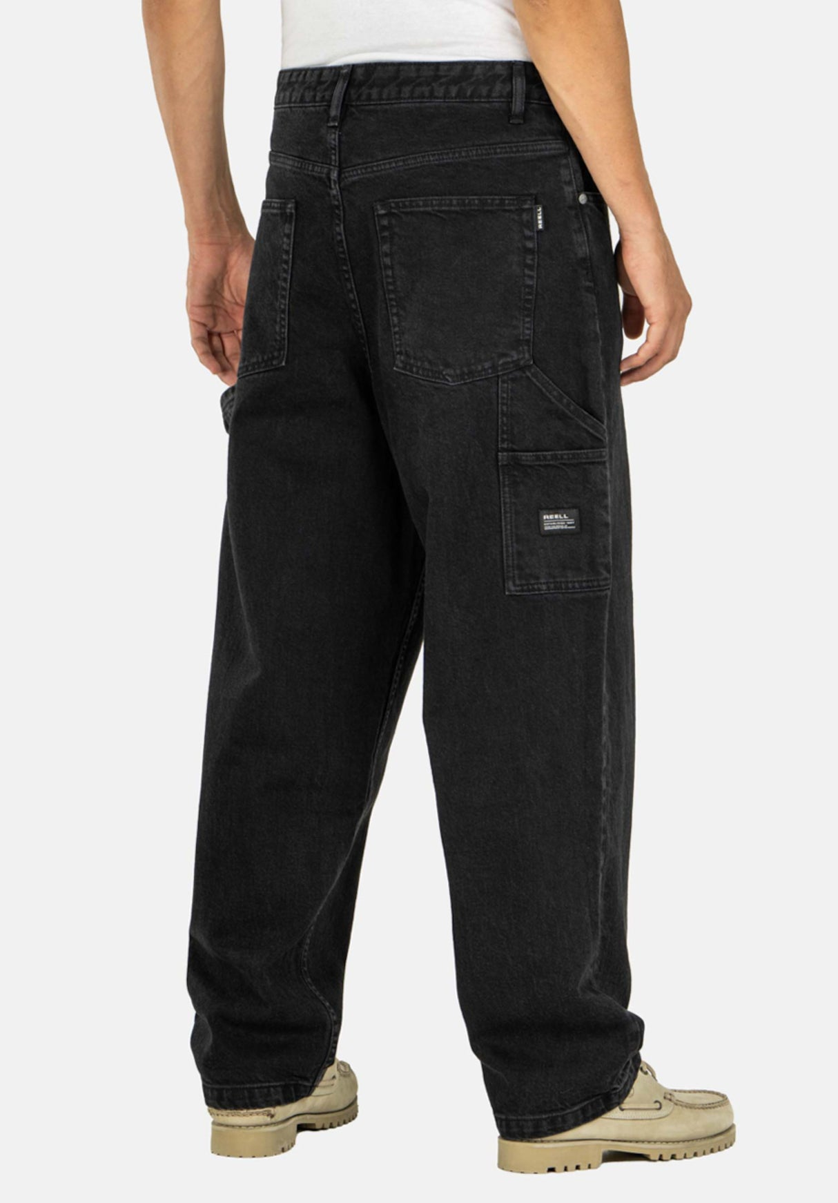 Baggy Worker Kids classicblackwash Rueckenansicht