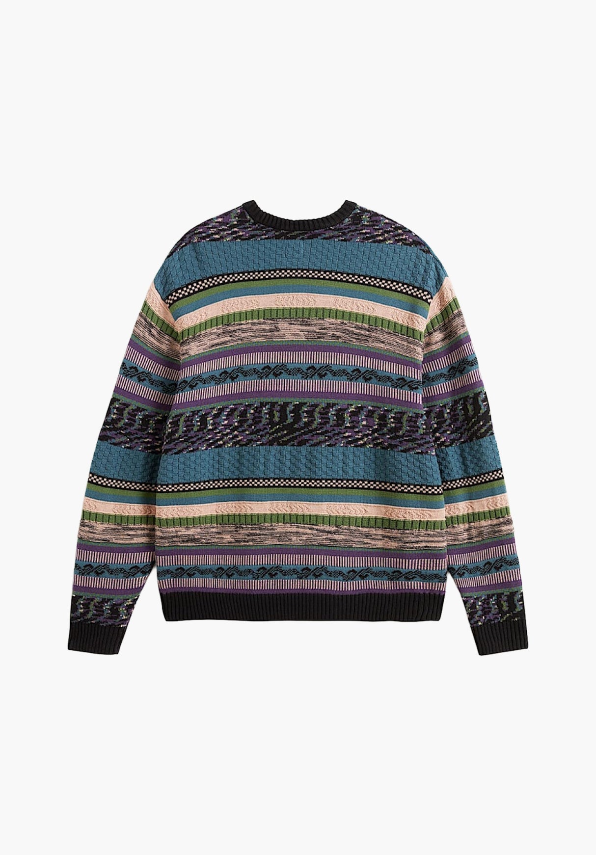 Boyer Crew Sweater black-stargazer Rueckenansicht
