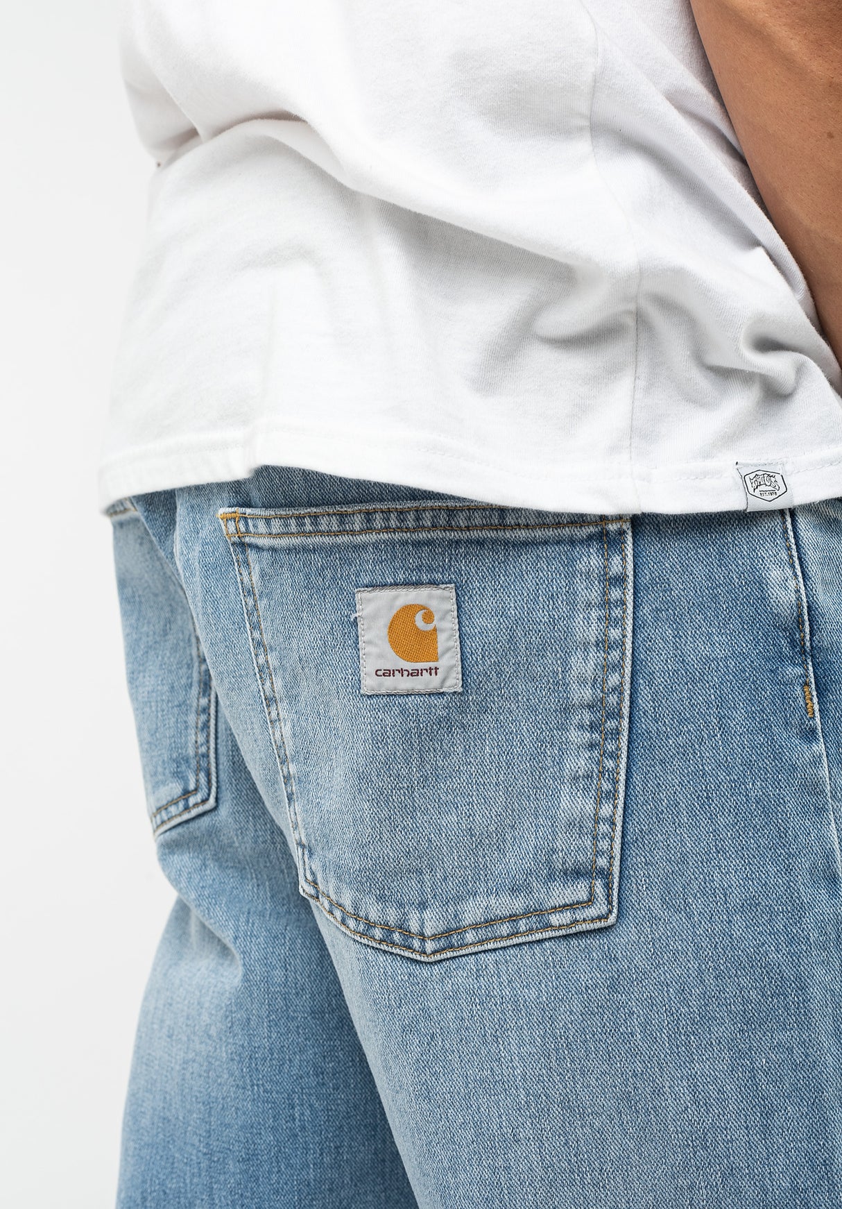 Newel Pant (Cropped) bluelightusedwash Oberansicht