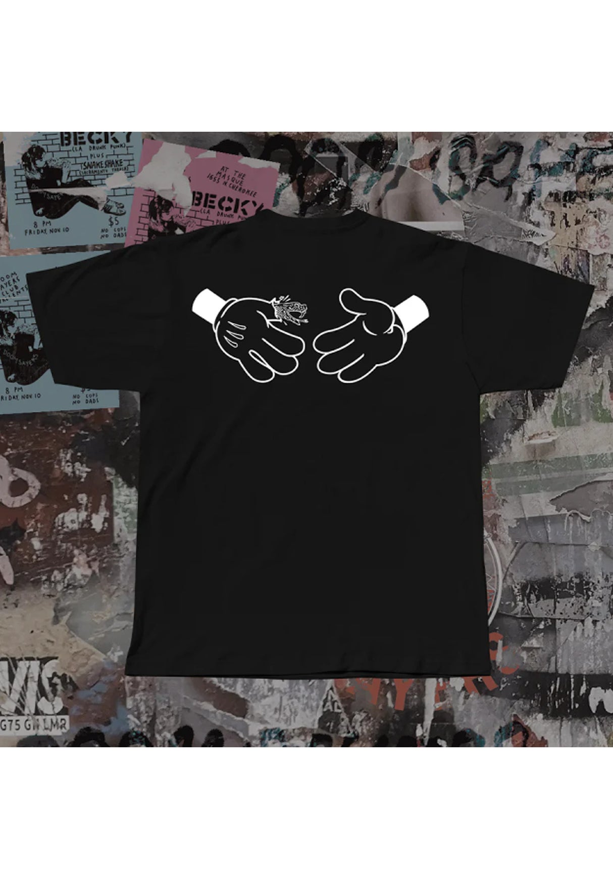 Toon Shake black Rueckenansicht