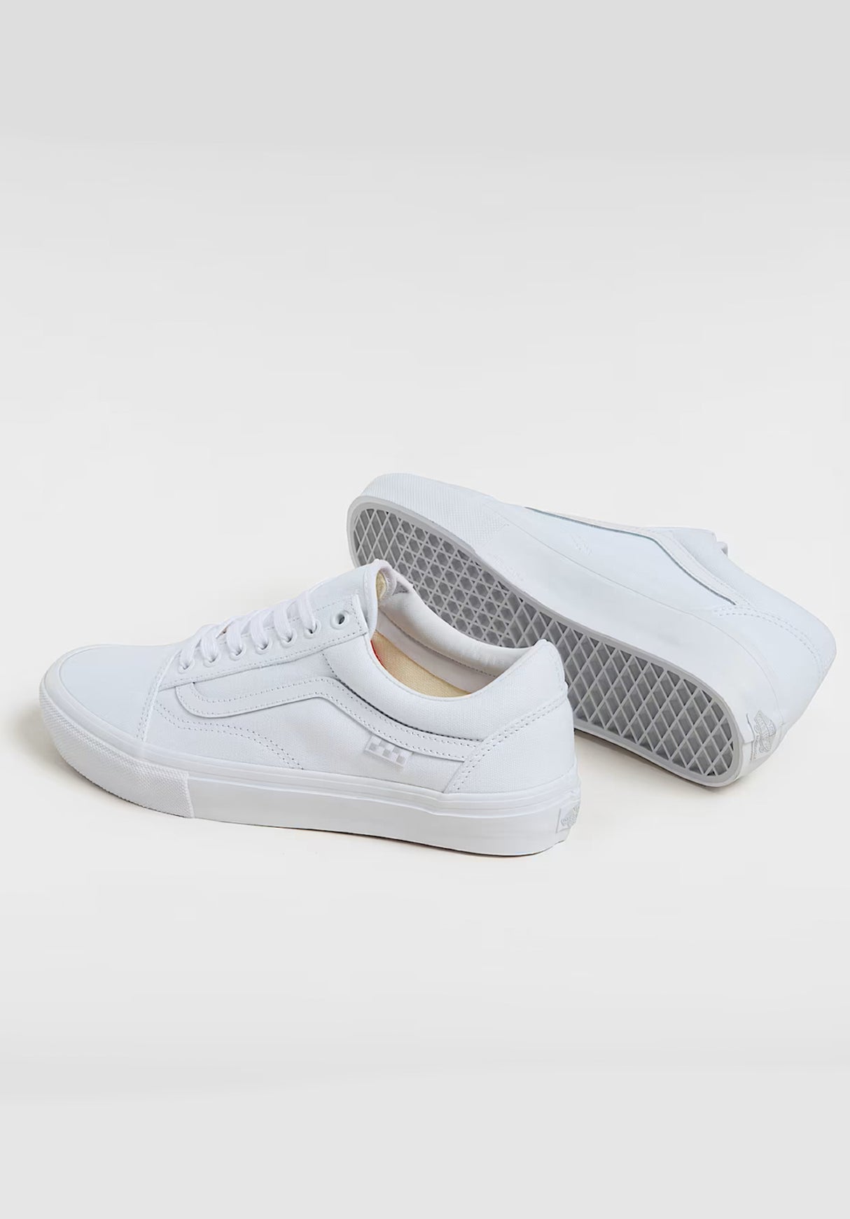 Skate Old Skool canvas-truewhite Closeup1