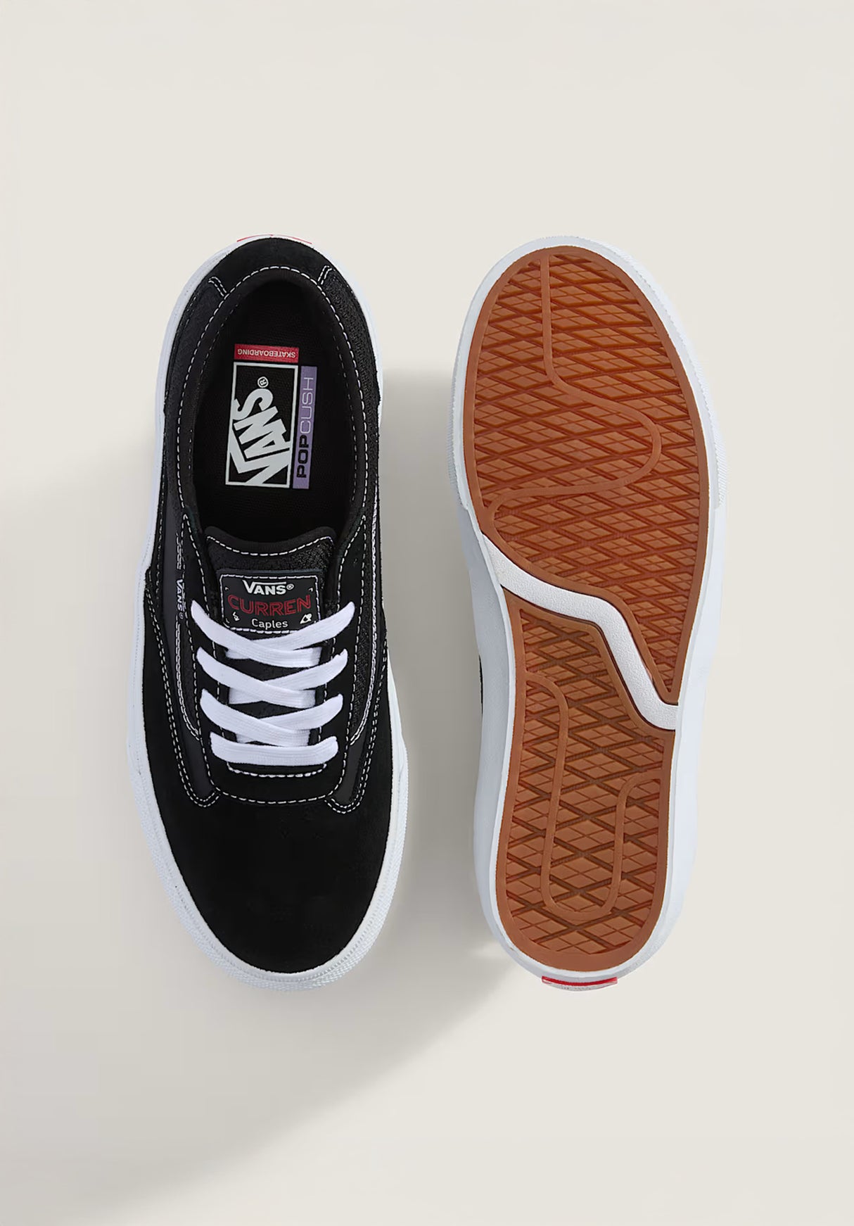 Skate Curren Caples gumblack-white Closeup1