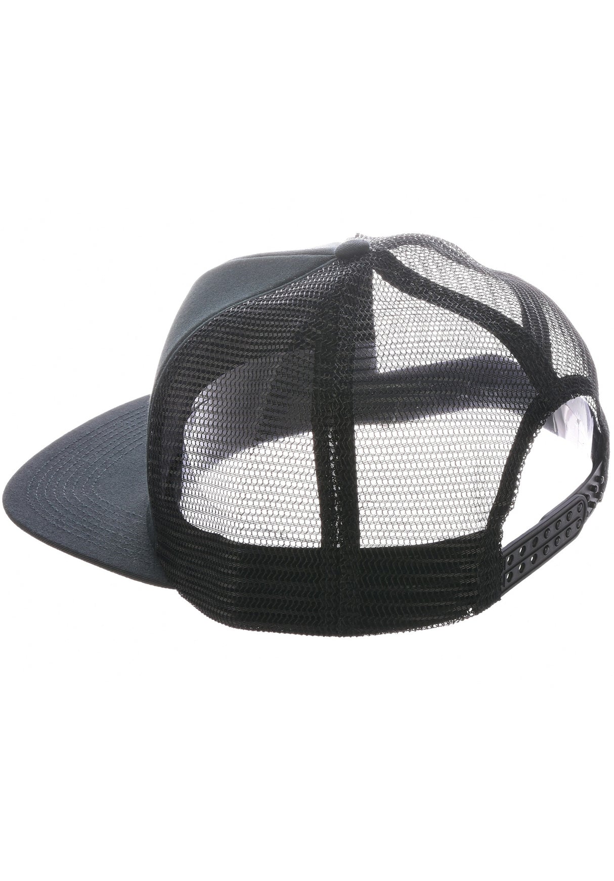 Embroidered Flame Logo black Rueckenansicht