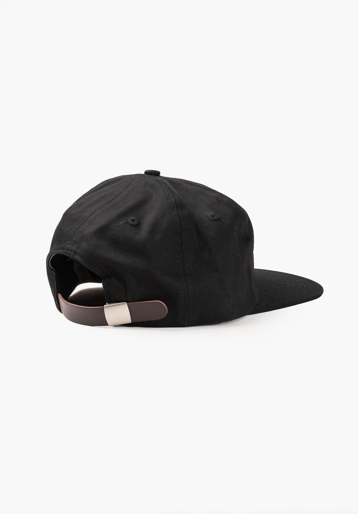 Established 78 5-Panel Strapback Unstructured black Rueckenansicht