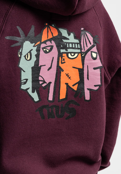 Crew Kids darkcherry Closeup1