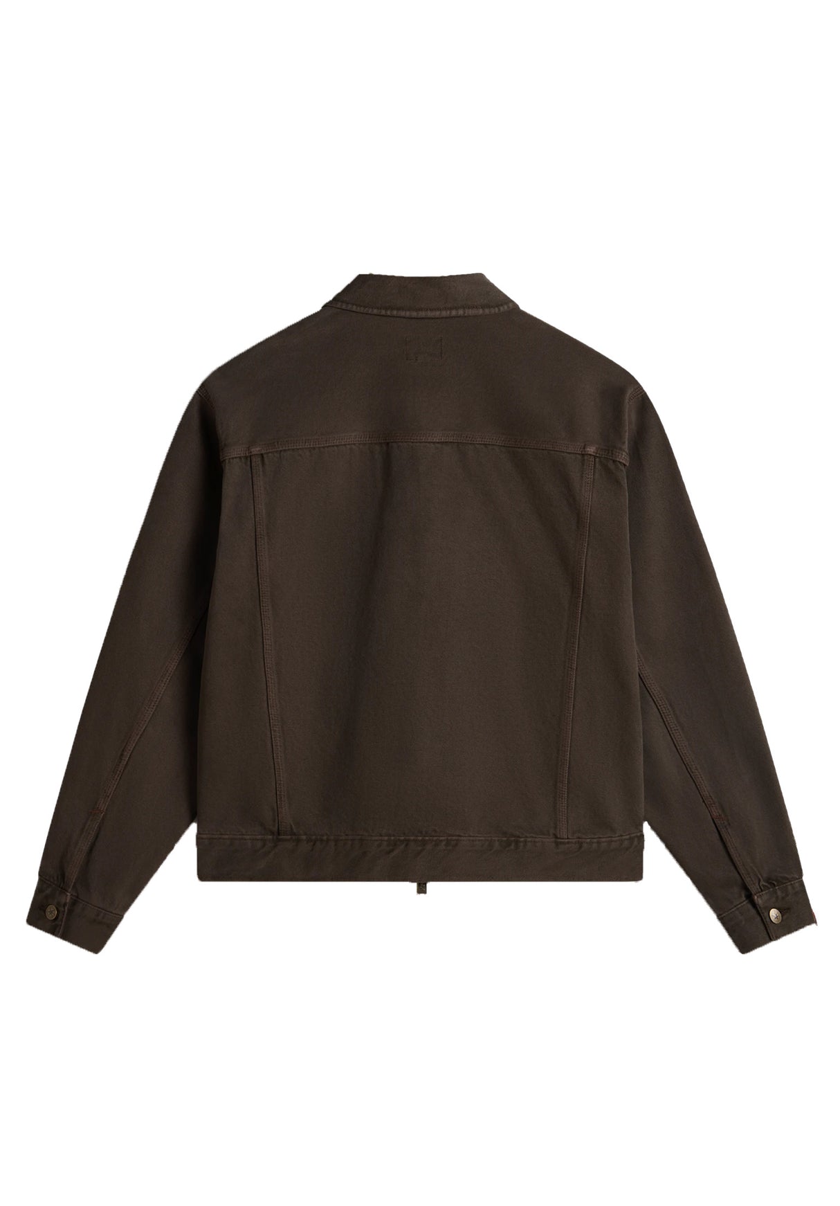 Skate Garage Denim Jacket coralbrown Rueckenansicht