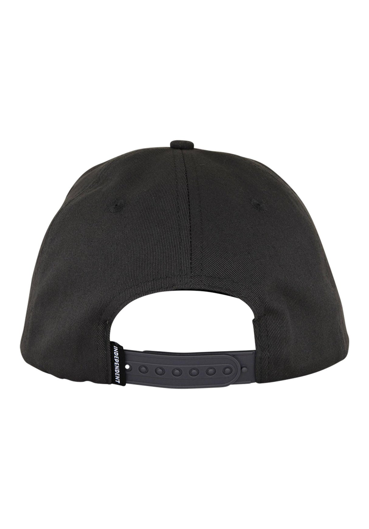 Bar Logo Snapback Unstructured charcoal Rueckenansicht