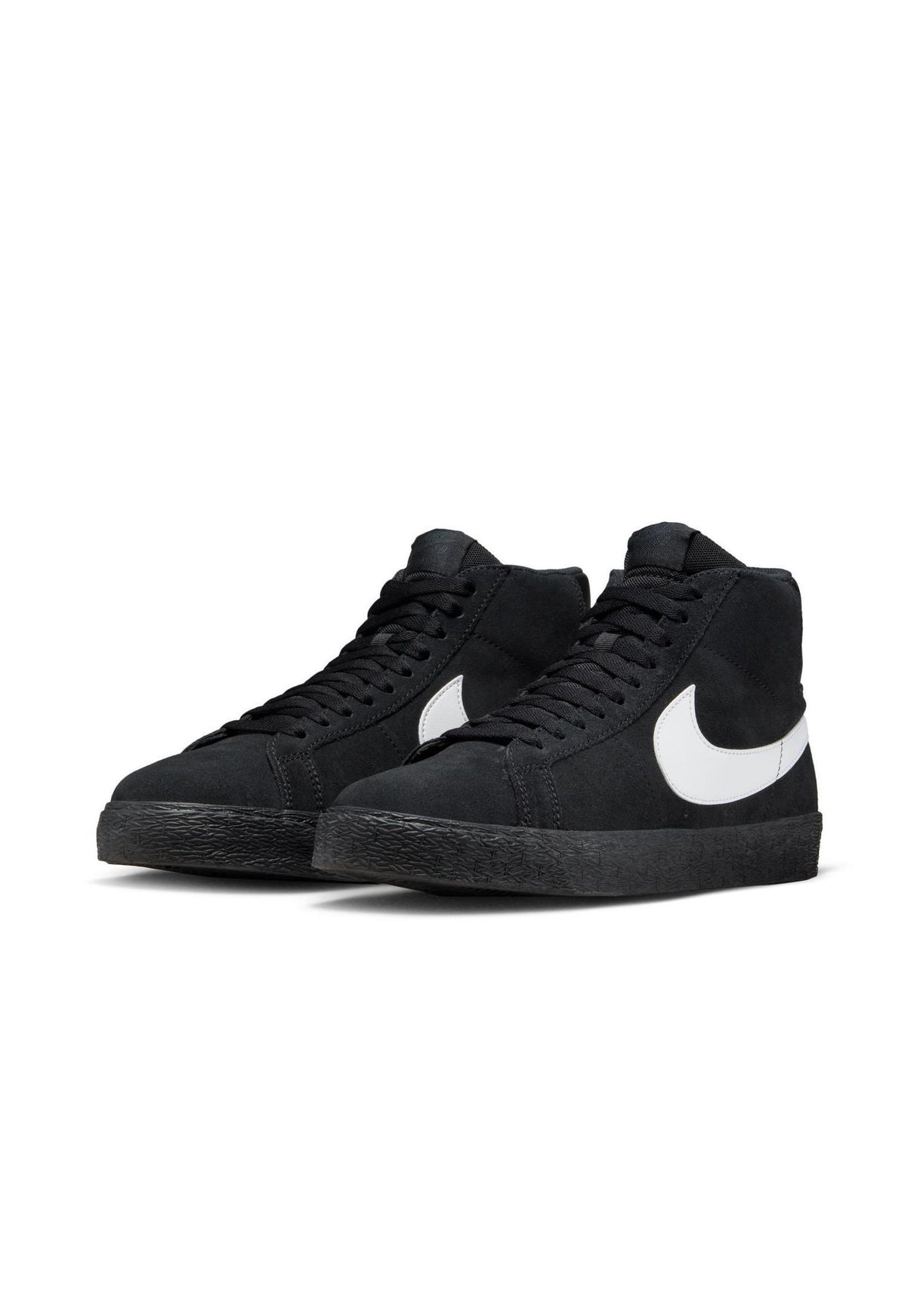 Nike SB Zoom Blazer Mid Schuhe Jungs black-white-black-black – Rückenansicht