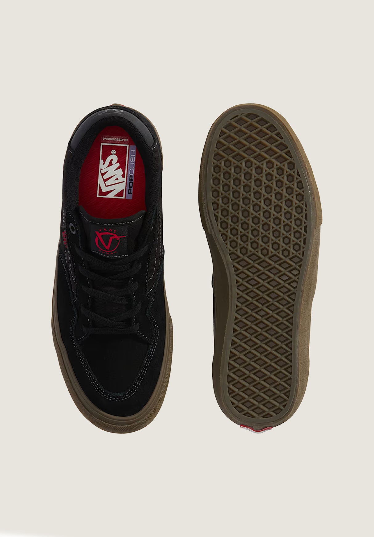 Skate Rowan black-darkgum Closeup1