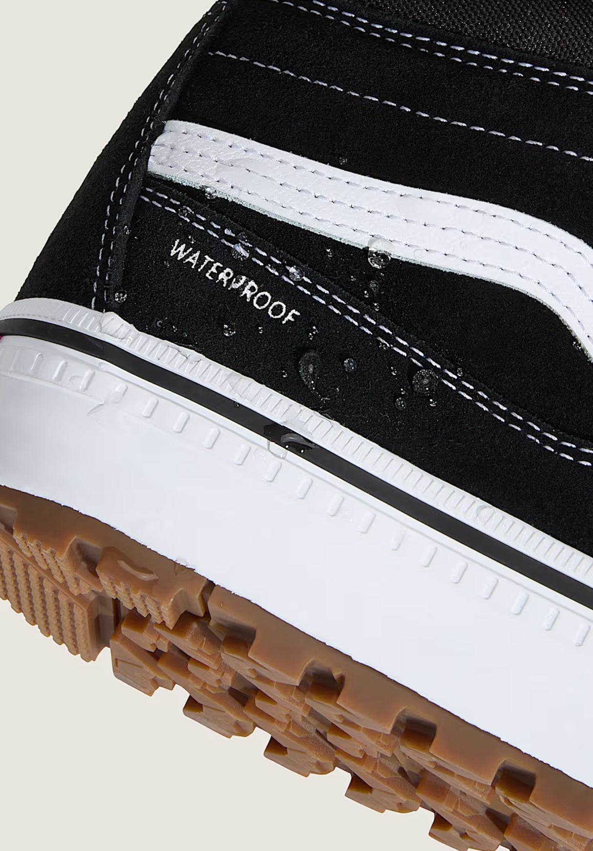 MTE Sk8-Hi Waterproof Insulated black-white Seitenansicht