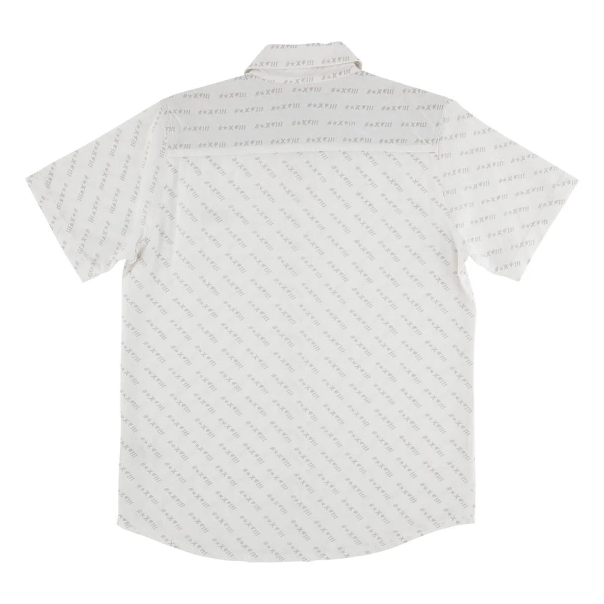 Exclamation Party Top white Rueckenansicht