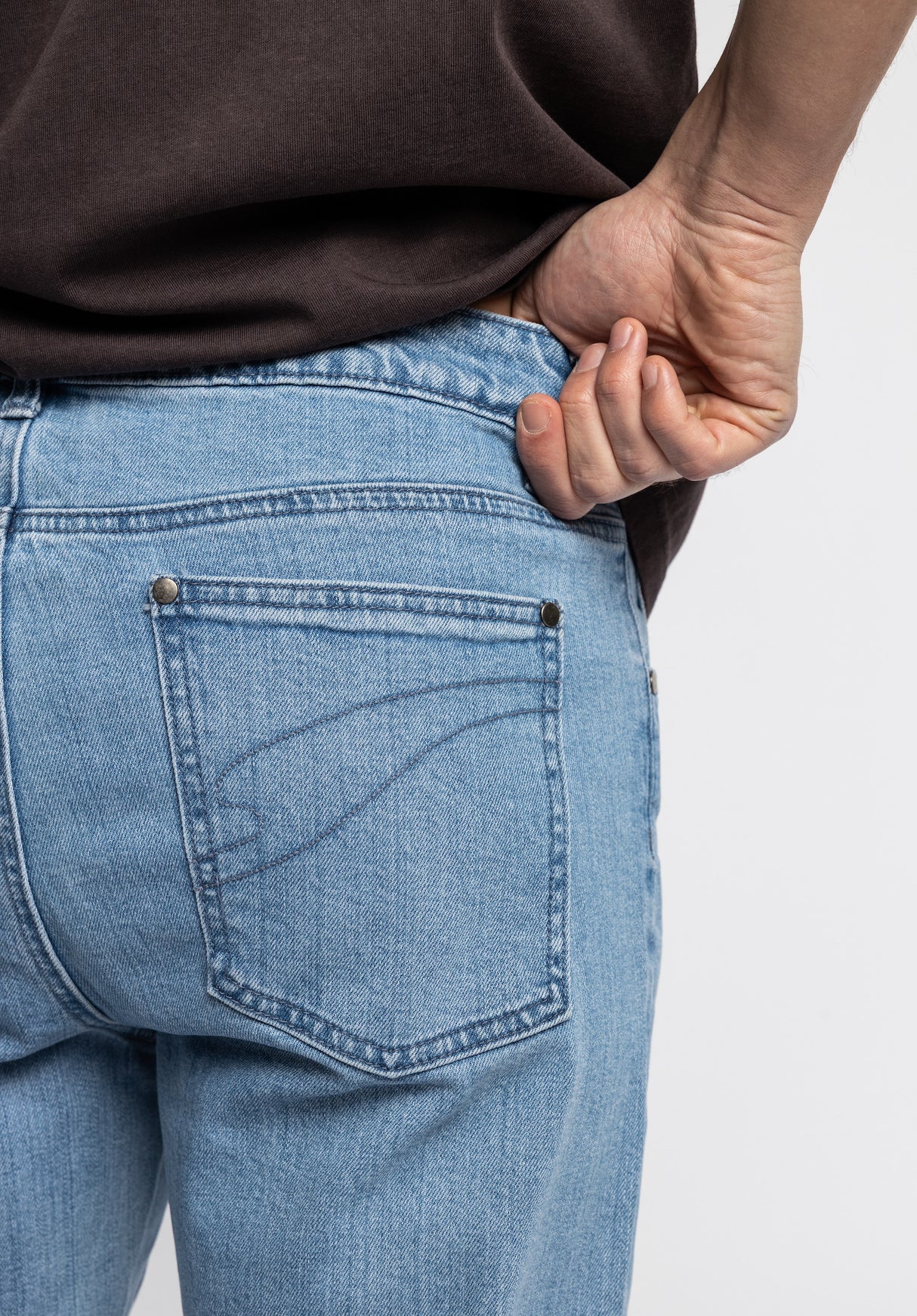 Carum lightbluedenim Oberansicht