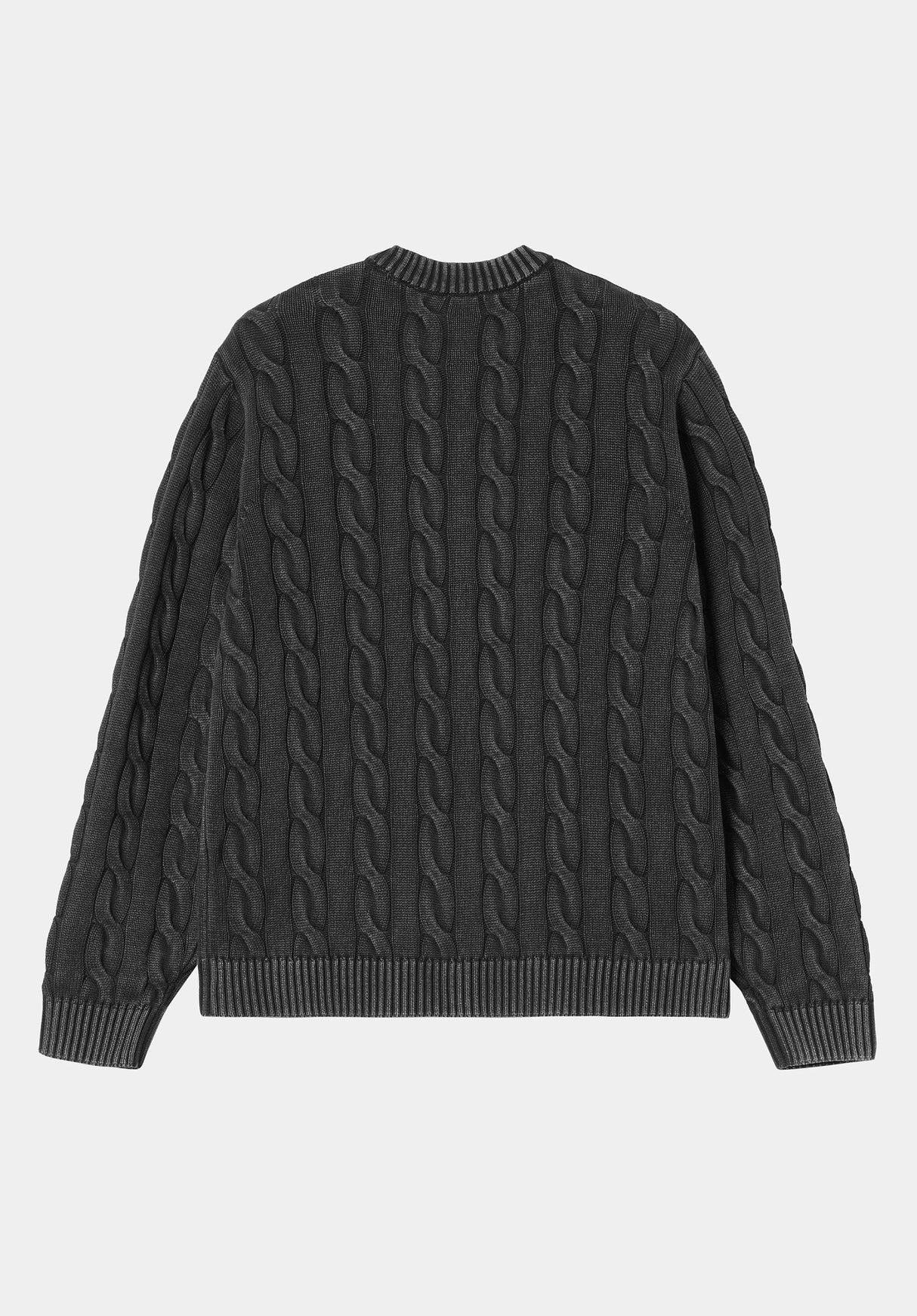 Carter blackgarmentdyed Rueckenansicht