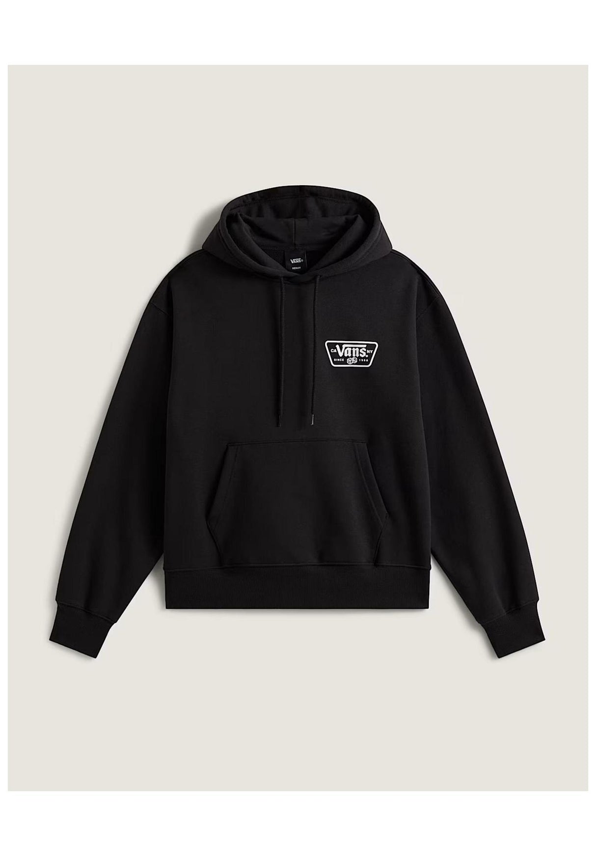 Knu Patch Pullover black Rueckenansicht