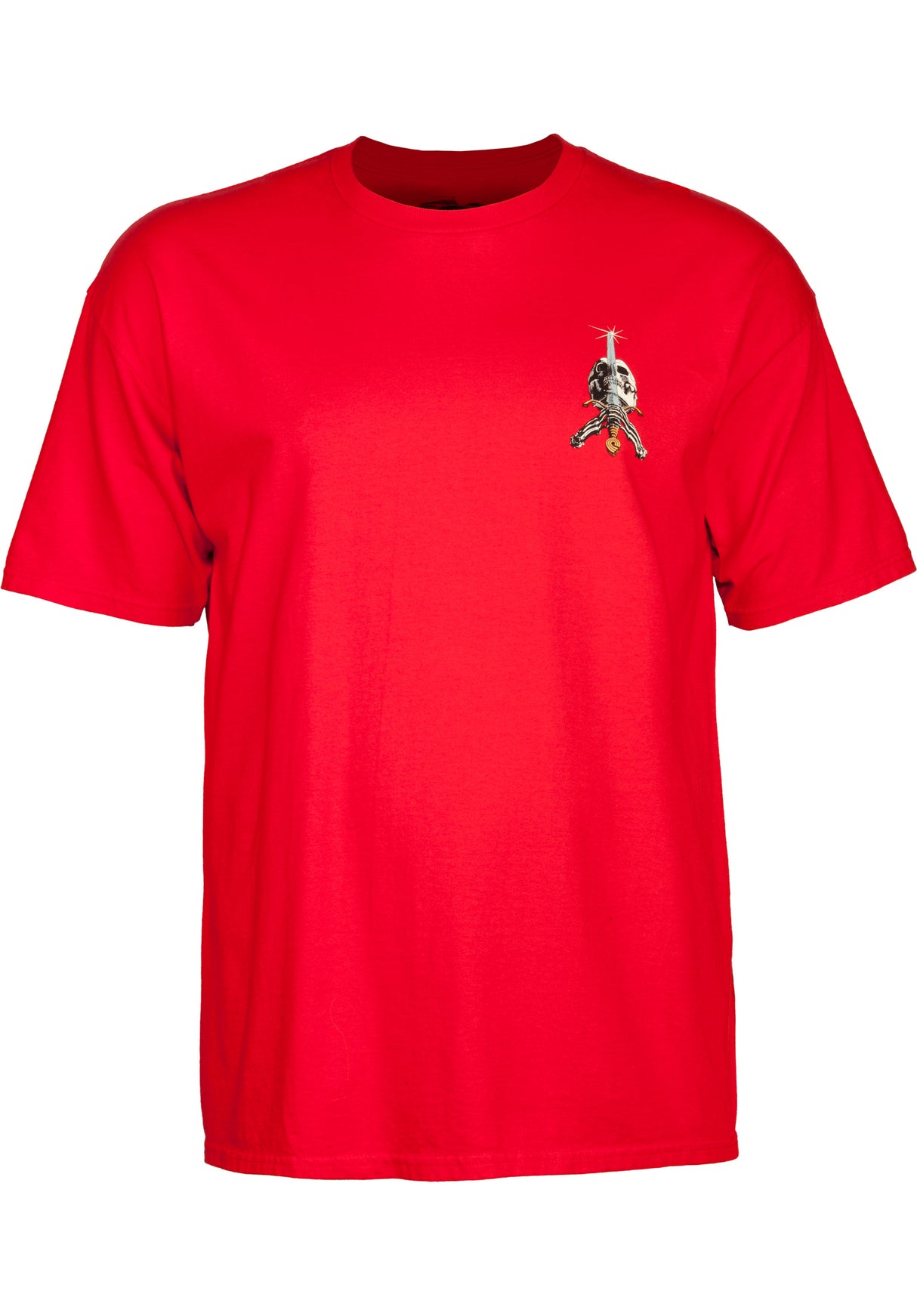 Skull & Sword red Rueckenansicht