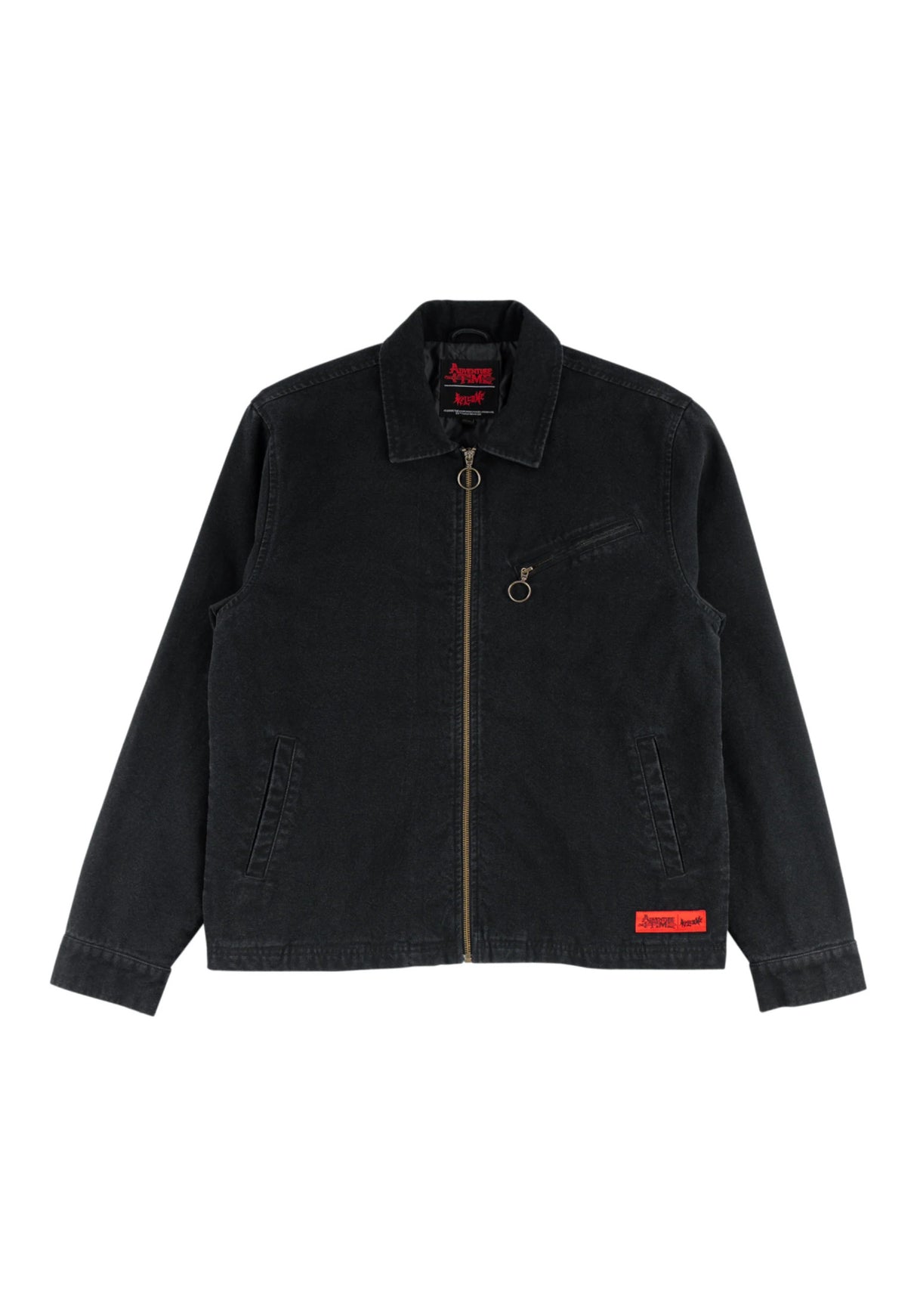 Billy Canvas Zip black Rueckenansicht