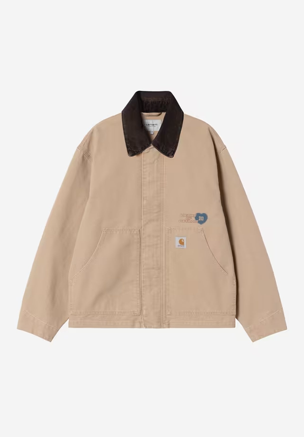 OG Arcan Graphic dustyHbrown-tobaccoheavystonewash Rueckenansicht