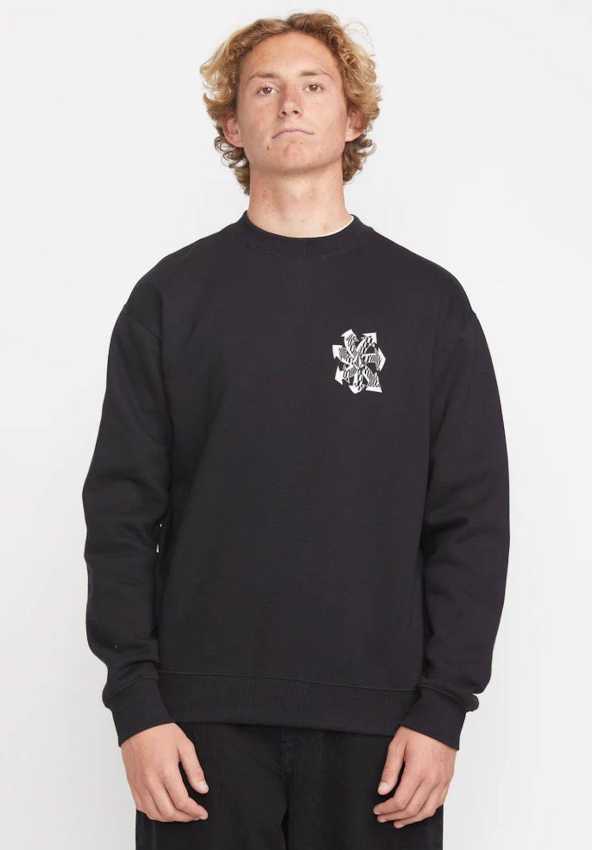 Watanite Crew black Rueckenansicht