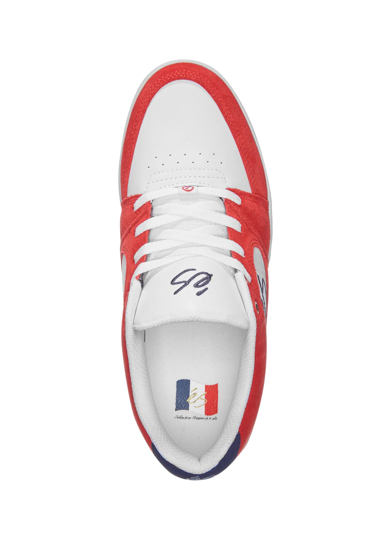 Accel Slim red-white-navy Closeup1