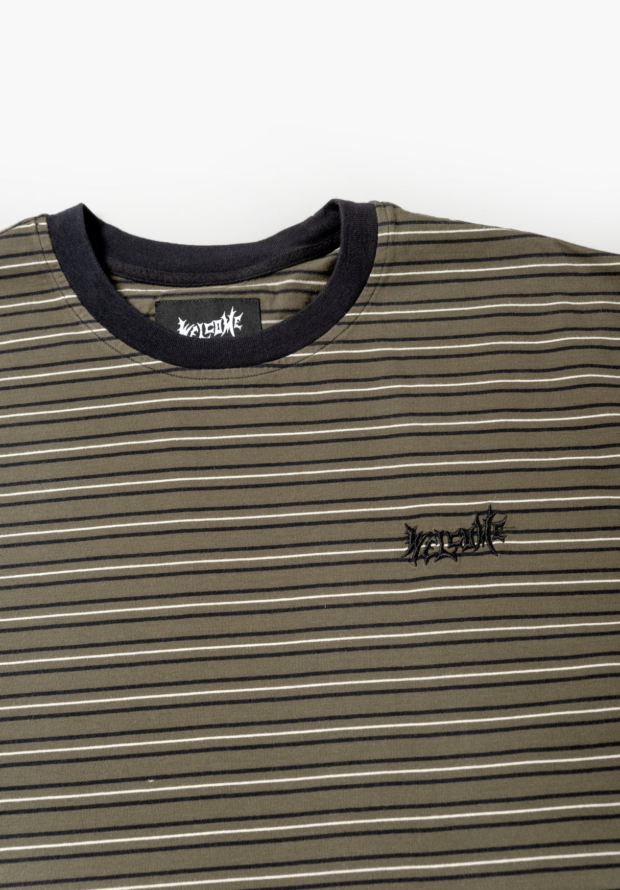 Recess Boxy Striped Knit forest night Rueckenansicht