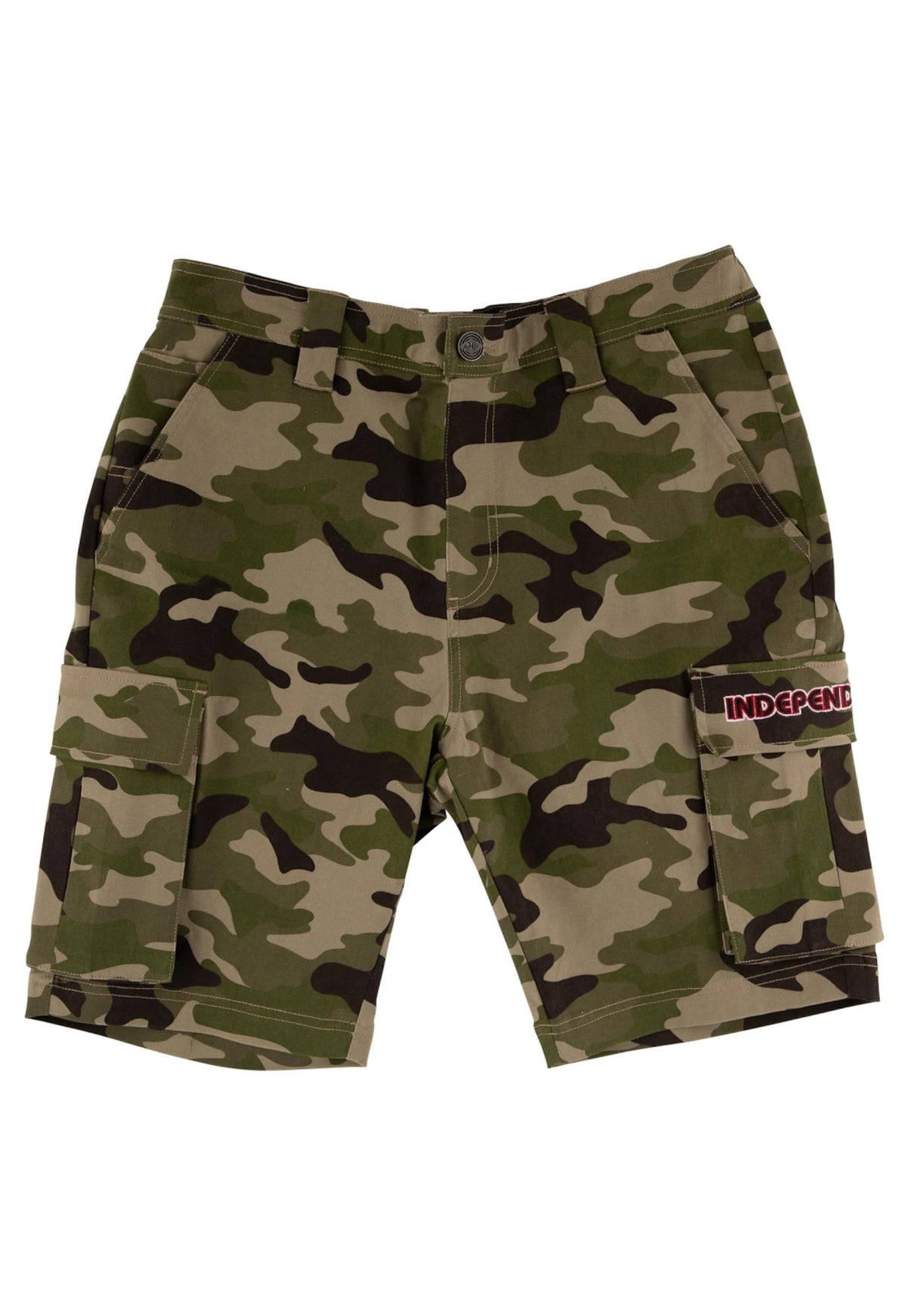 Groundwork Cargo Shorts camo Vorderansicht