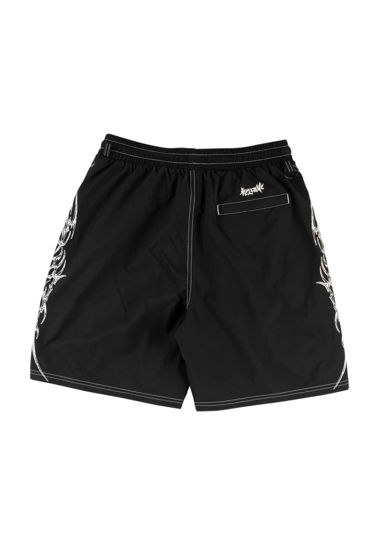 Horde Contrast-Stitch Nylon black Rueckenansicht