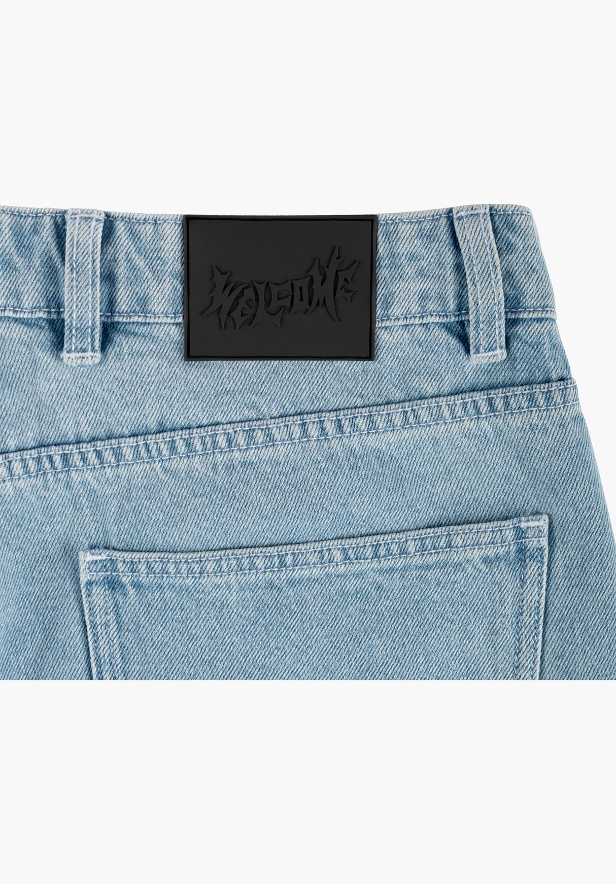 Linger Baggy Denim washed-blue Seitenansicht