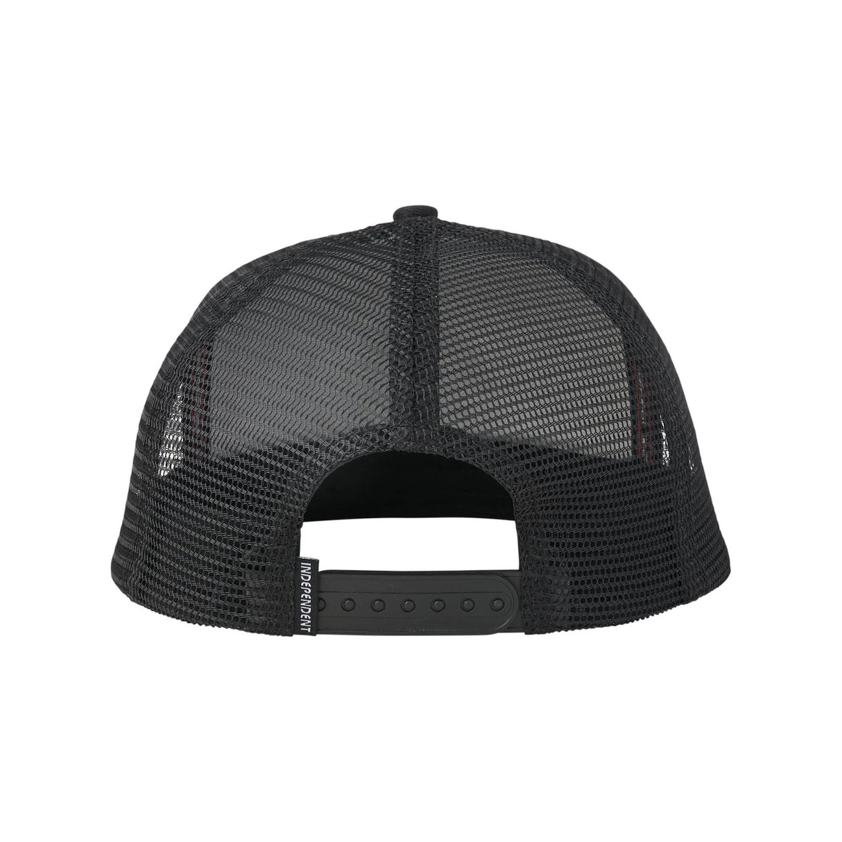 BTG Summit Printed Mesh Trucker 5-Panel Structured white-black Rueckenansicht