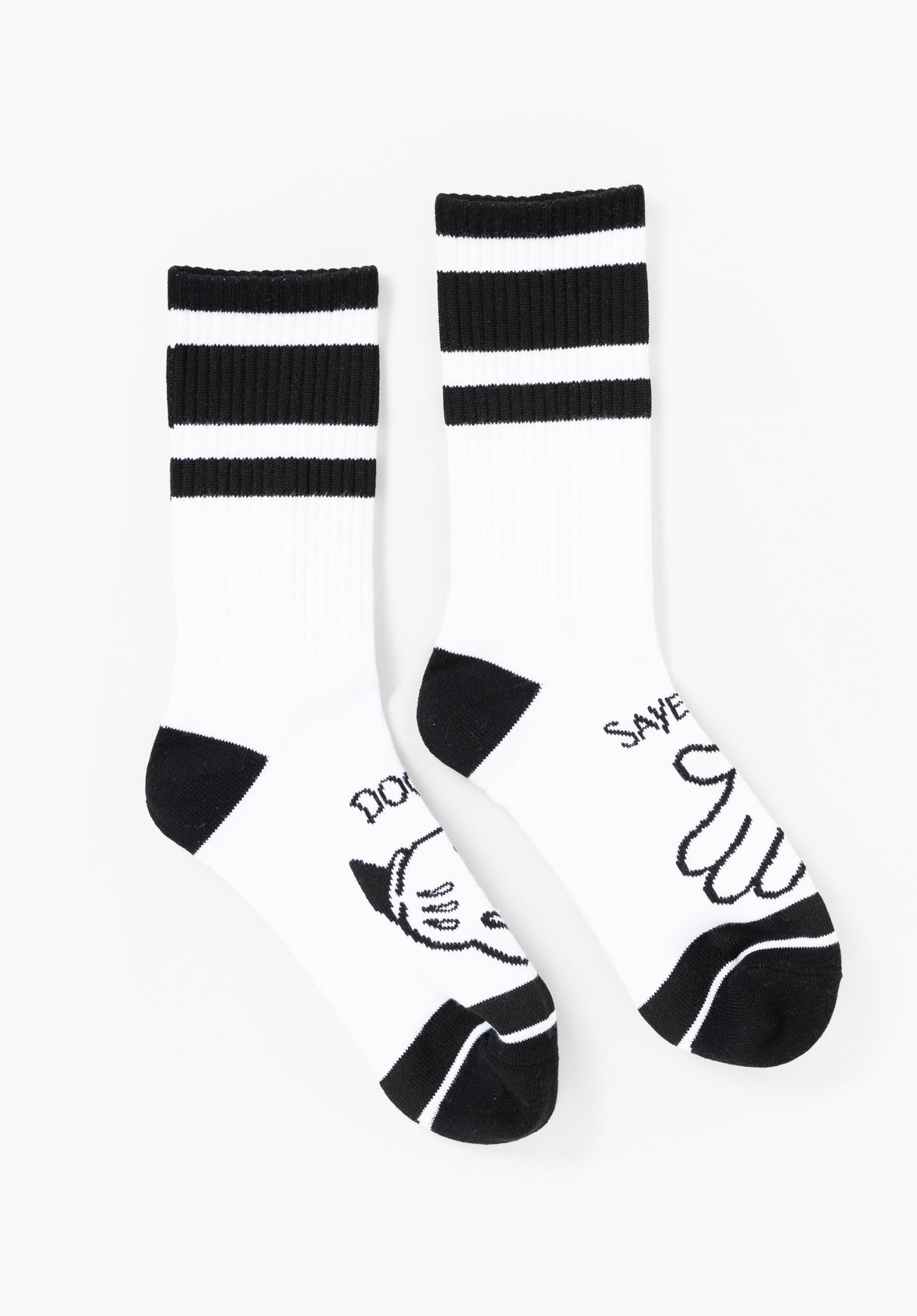 Toon Shake black-white Rueckenansicht