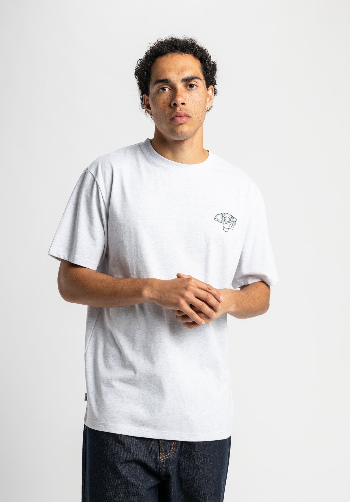 Grafitti Crew lightheathergrey Rueckenansicht