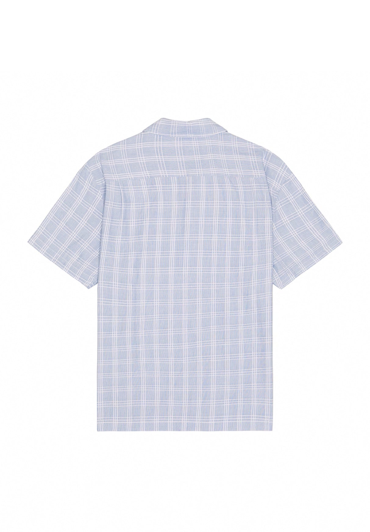 Cru Oxford Plaid lightblue-whiteplaid Rueckenansicht
