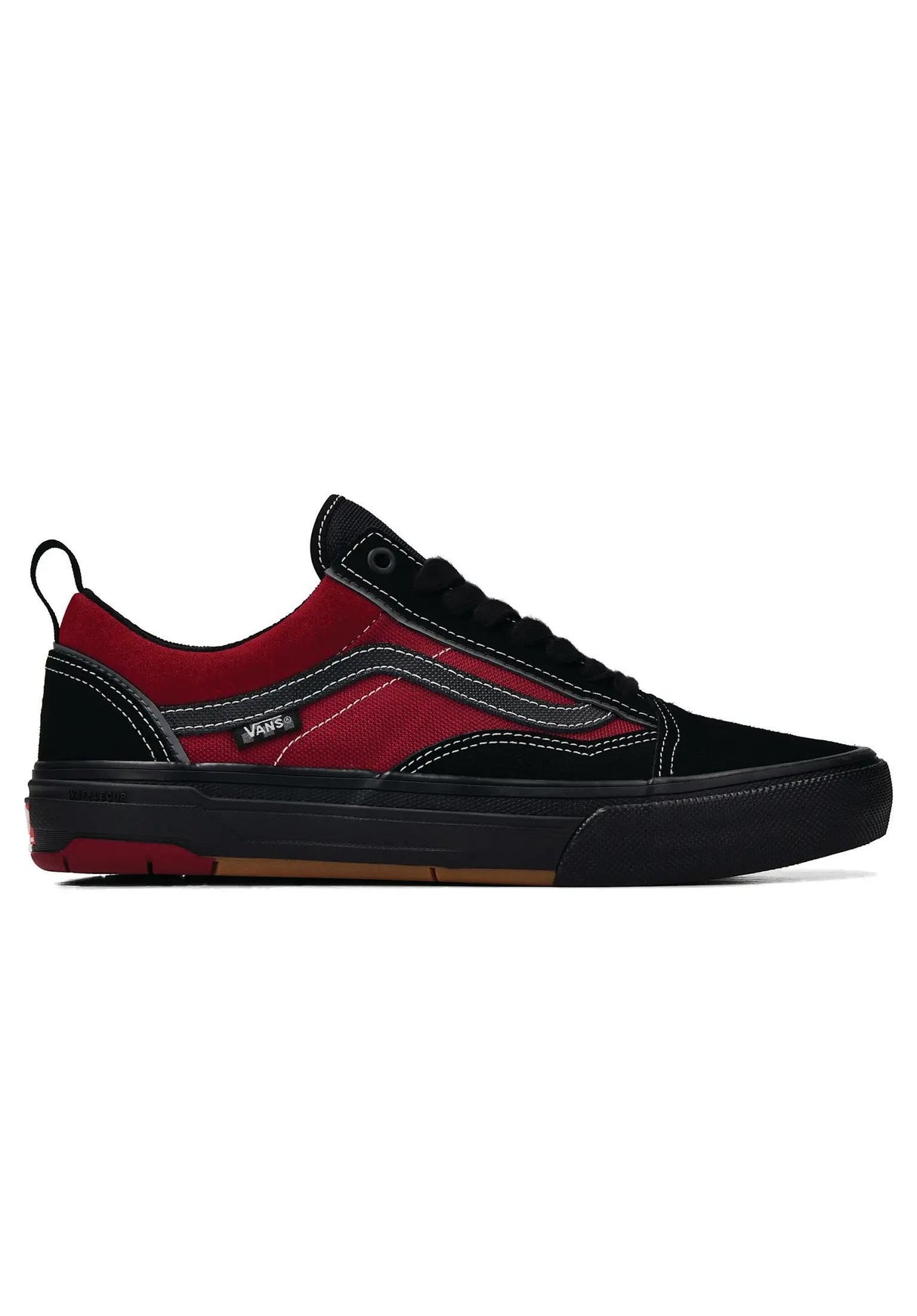 Skate Old Skool Wafflecup black-red Rueckenansicht