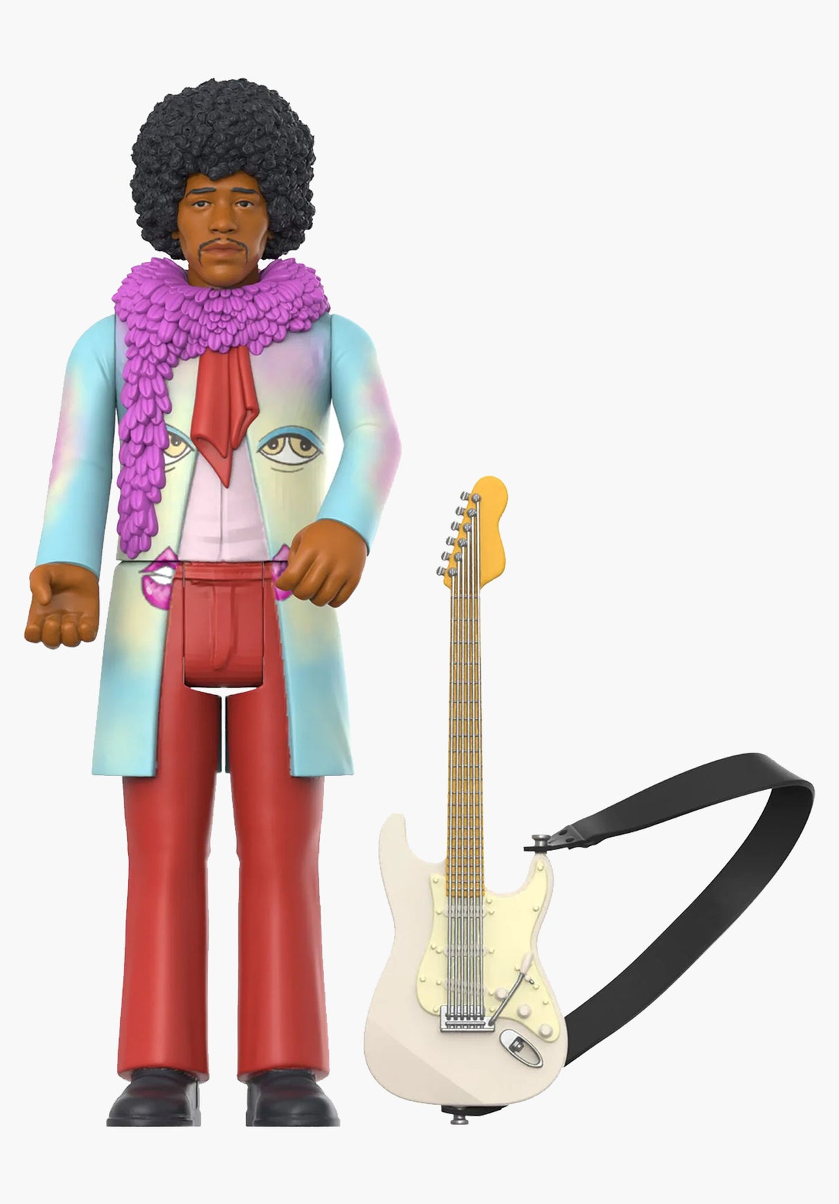 Jimi Hendrix ReAction Figure Jimi Hendrix Are You multicolored Rueckenansicht