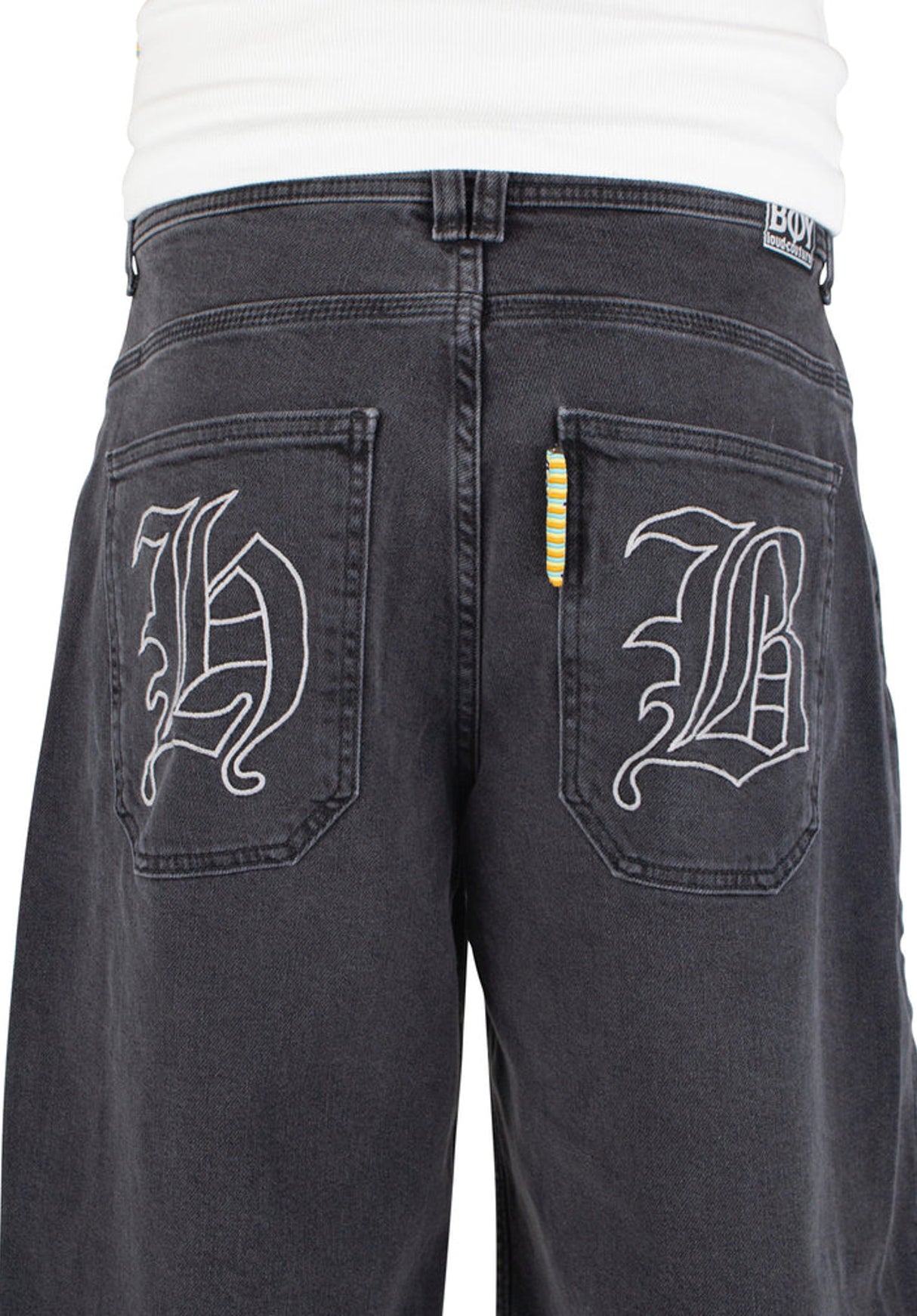 X-Tra Monster Gothic Denim washedgrey Rueckenansicht