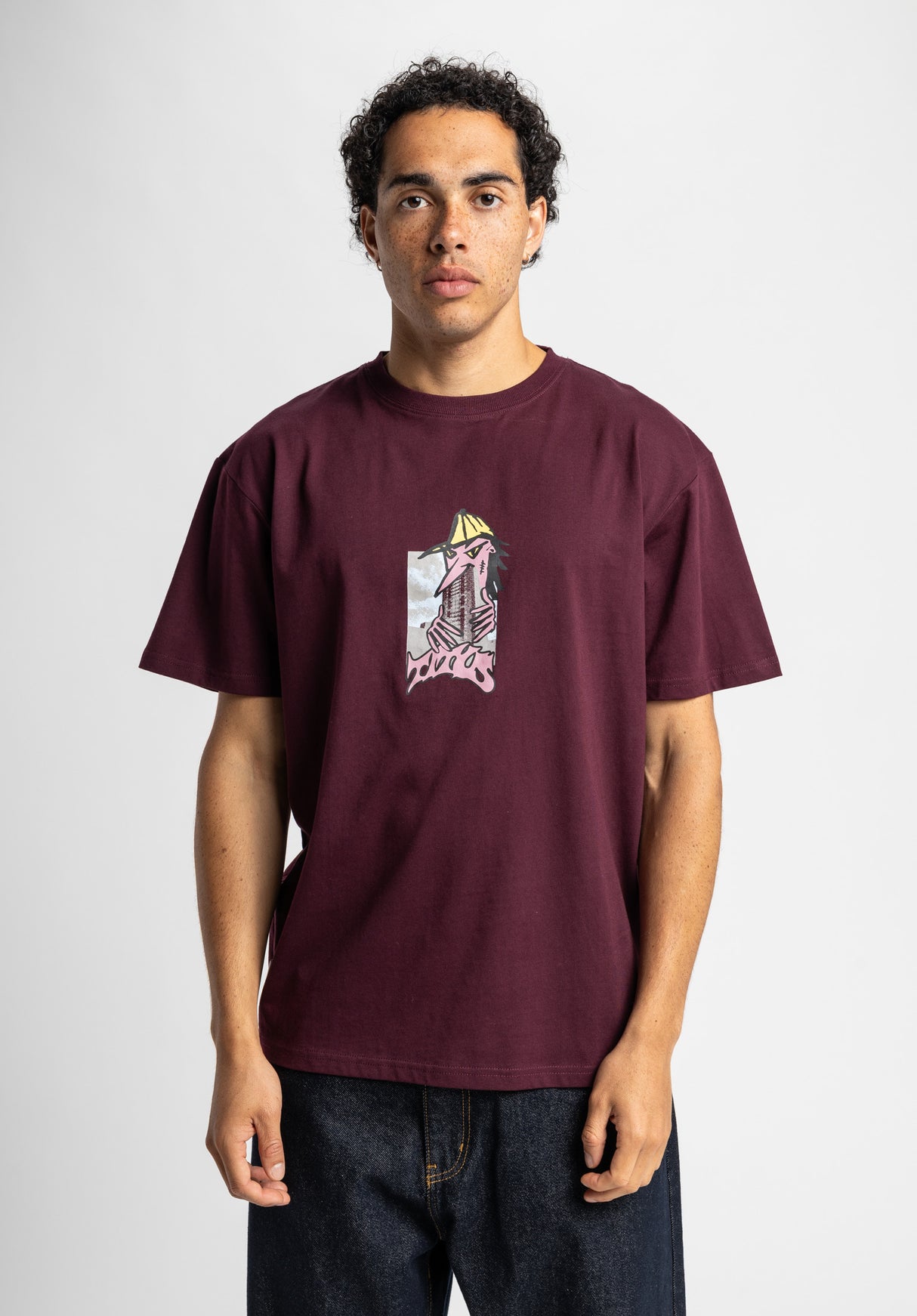 Skyscraper Music darkcherry Rueckenansicht