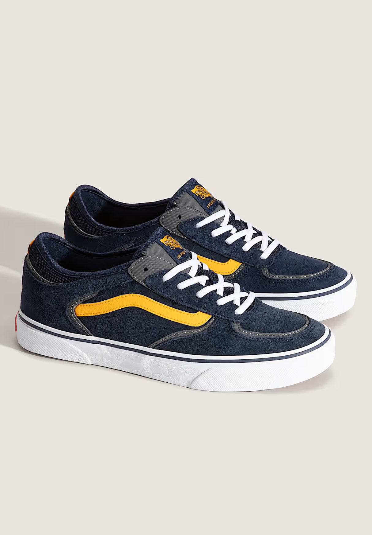 Skate Rowley navy-yellow Rueckenansicht