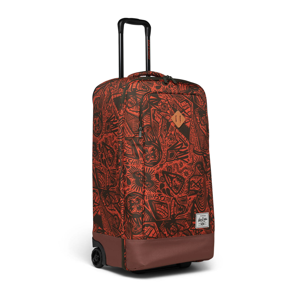 Thomas Campbell Heritage Softshell Medium Luggage TC forest night-saddle brown Closeup1