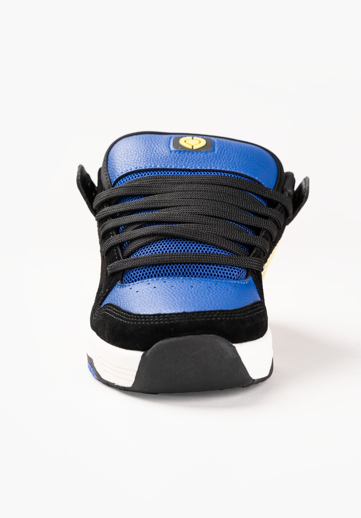 Tave TT black-blue-yellow Rueckenansicht