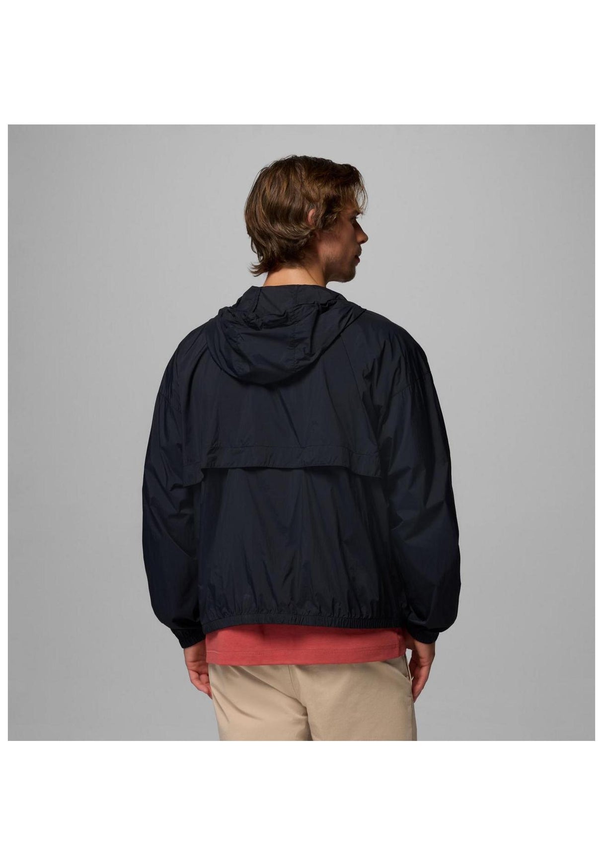 Street Heights Windbreaker black Rueckenansicht