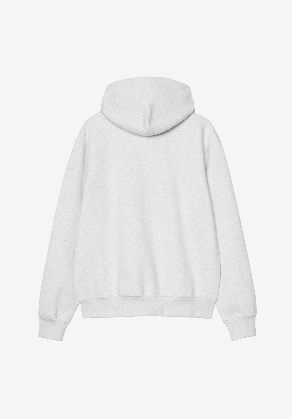 Hooded Carhartt Sweatshirt ashheather-graphite Rueckenansicht