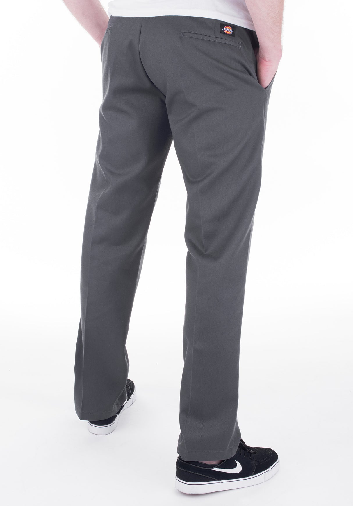 Slim Straight Dickies Work Pant WP873 charcoal Rueckenansicht