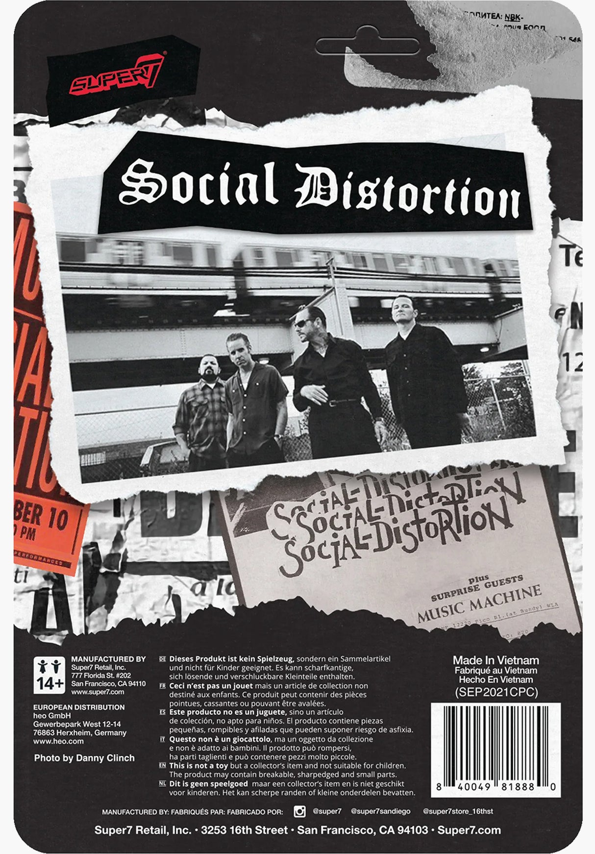 Social Distortion ReAction Figure Skelly multicolored Closeup1