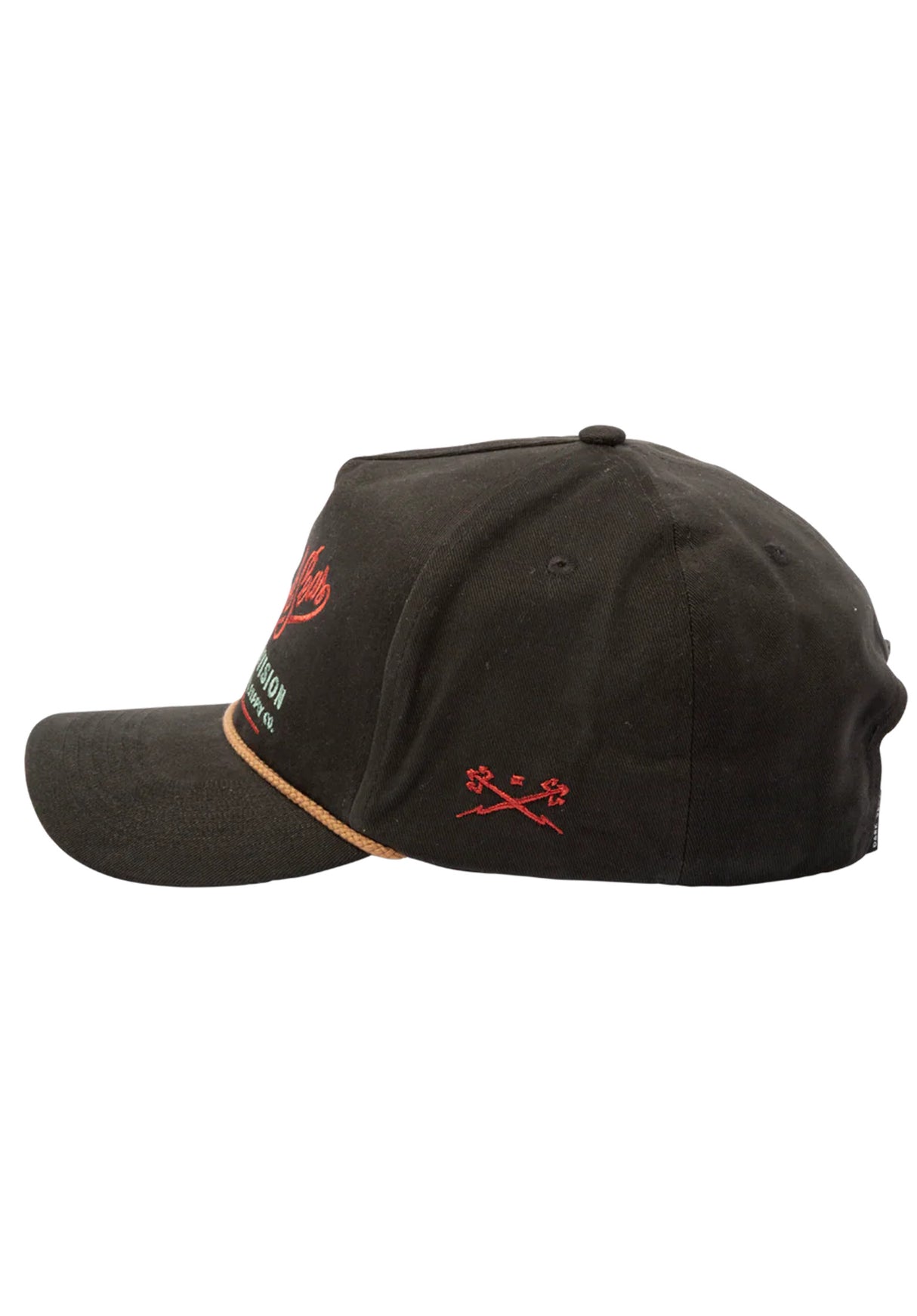 Reyes High Snapback black Closeup1