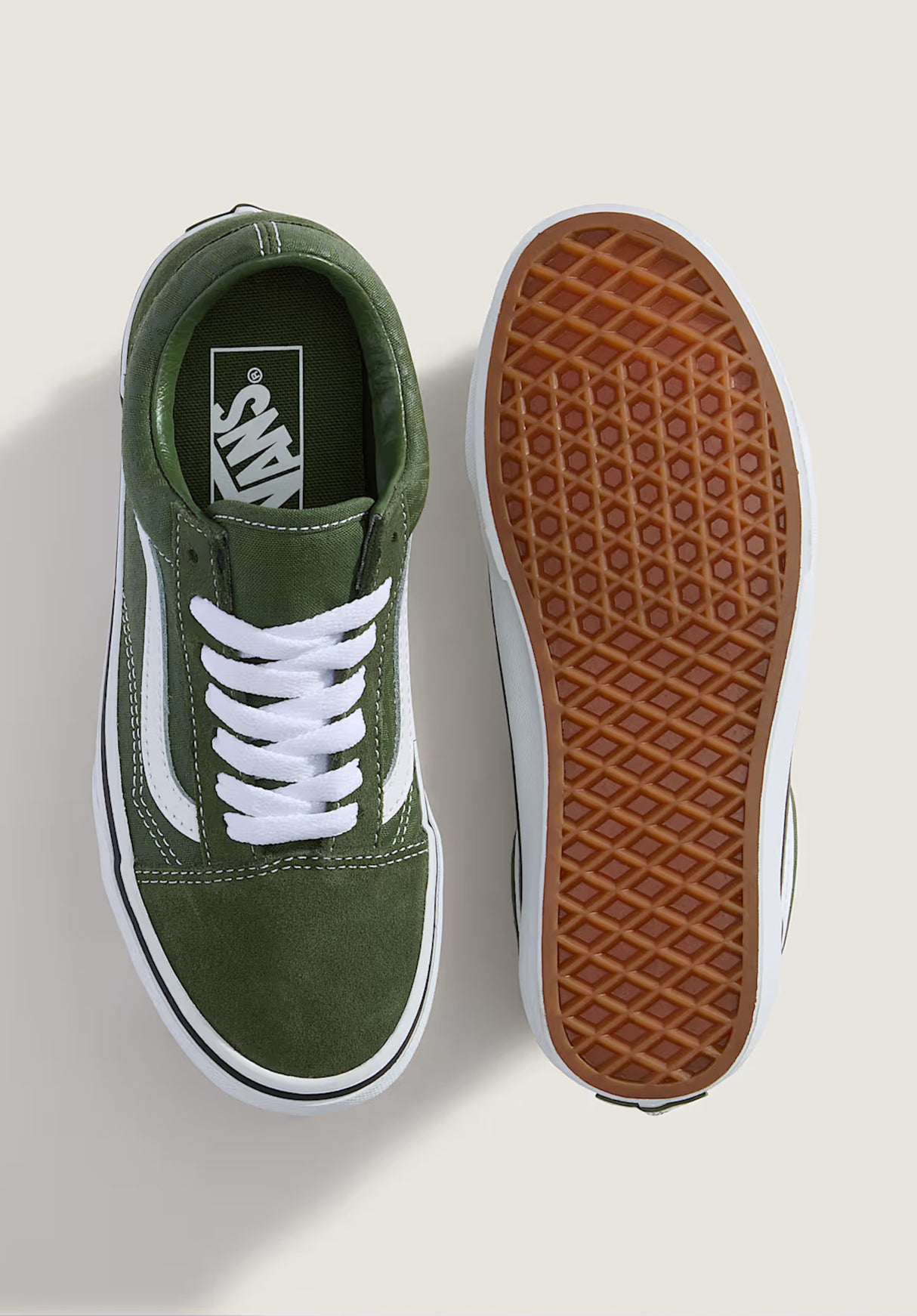 Old Skool Kids alpinegreen Closeup1