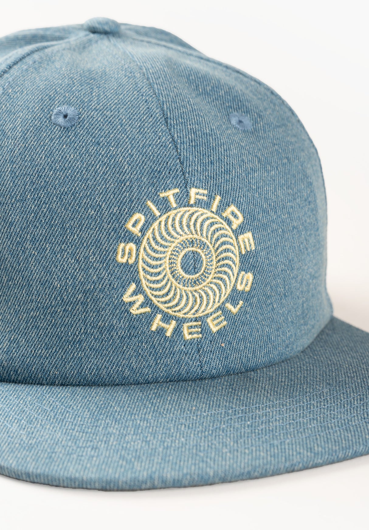 Classic 87' Swirl denim-yellow Closeup1