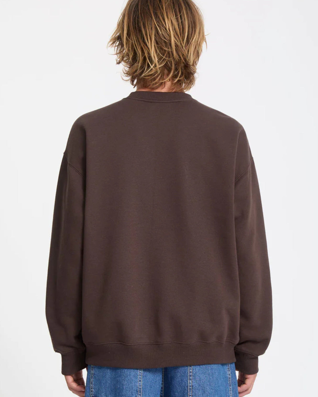 Stone Crew Fleece cacao Rueckenansicht