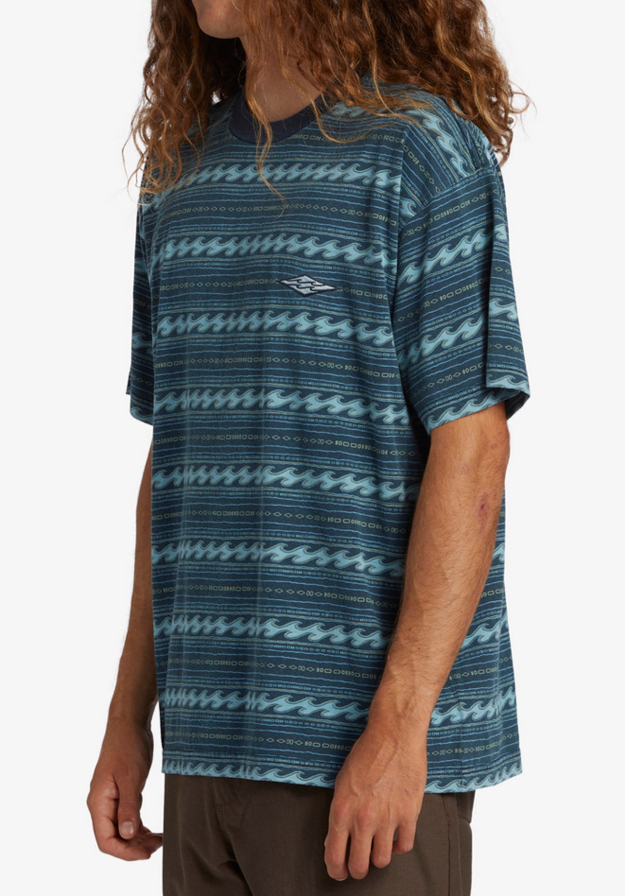 Halfrack Crew washedblue Rueckenansicht