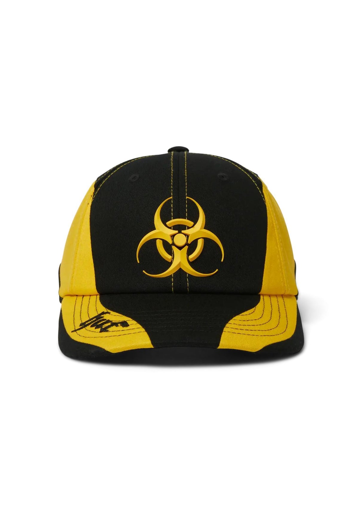 Sector Hat black-yellow Rueckenansicht