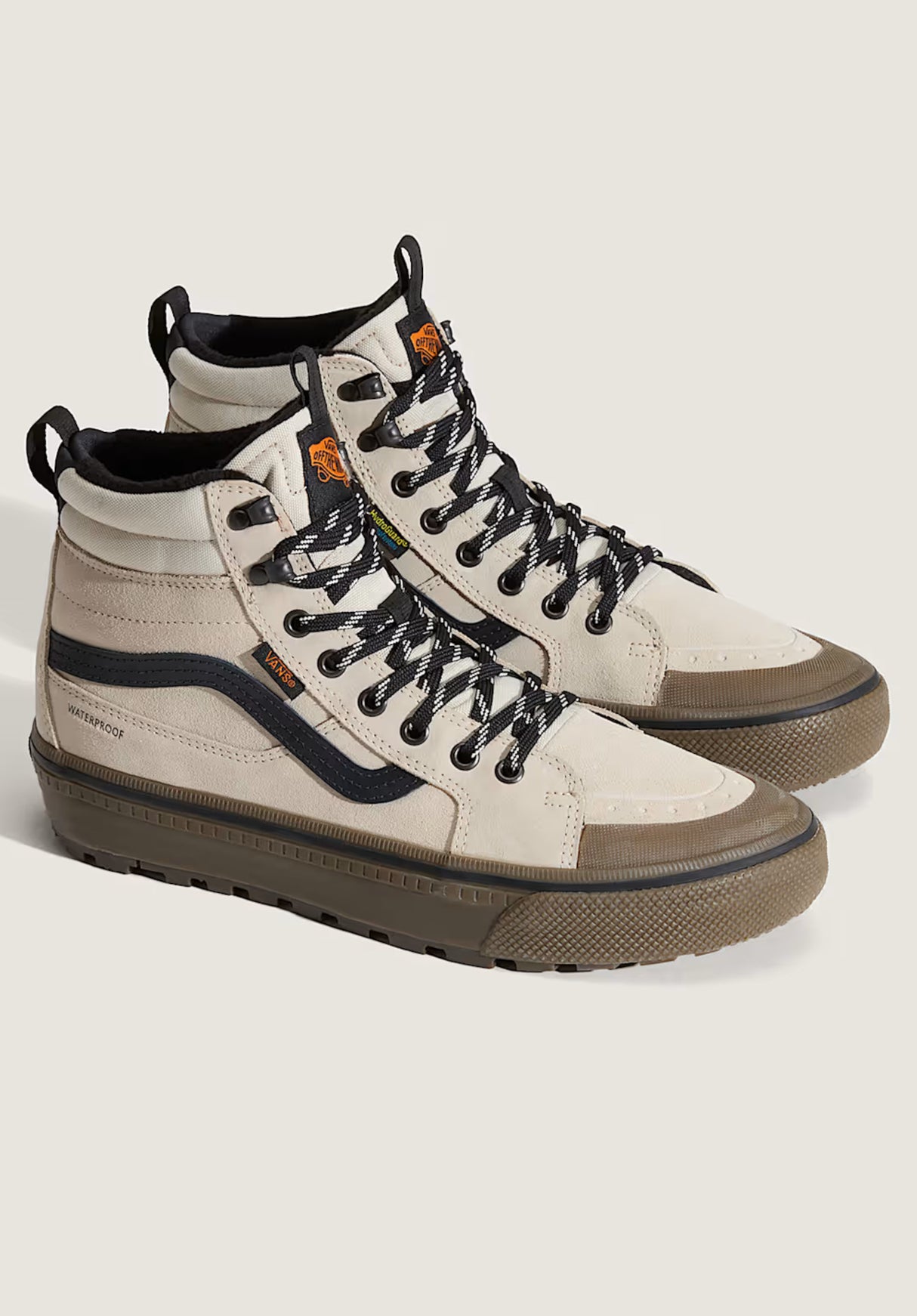 MTE Sk8-Hi Waterproof Insulated oatmeal-black Rueckenansicht