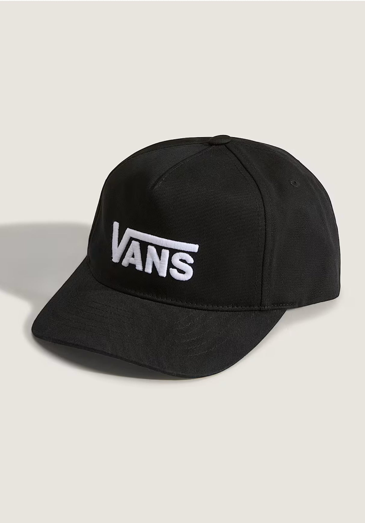 Drop V Logo Snapback Kids black Vorderansicht